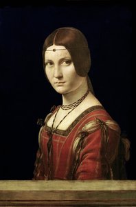 Retrato de uma senhora da corte de Milão, c.1490-95